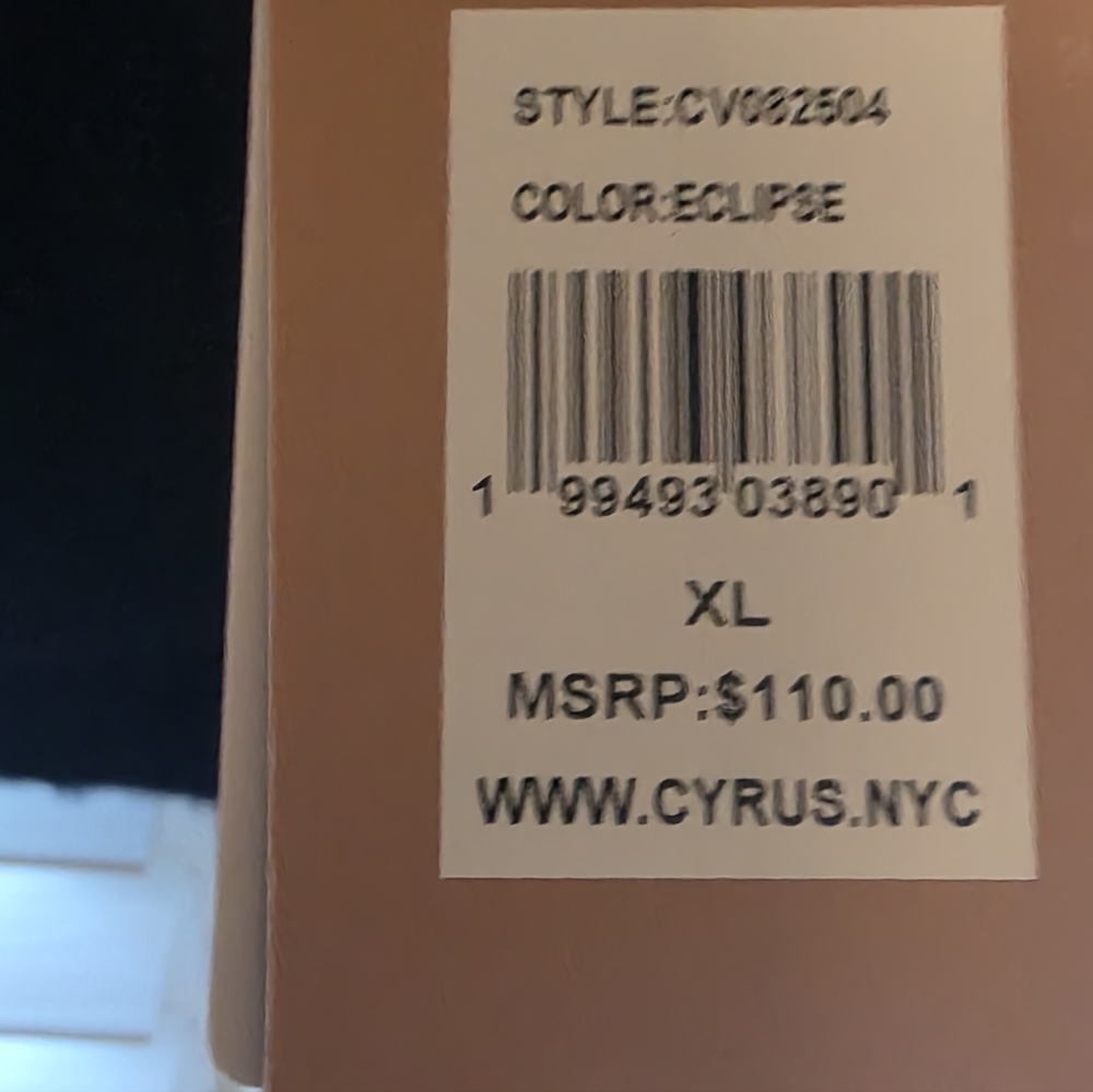 Nwt Cyrus Blue Sweater with Embellished Neckline - Picture 4 of 8